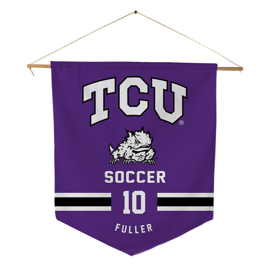 TCU - NCAA Women's Soccer : Kamdyn Fuller - Pennant - 18" x 21"-0
