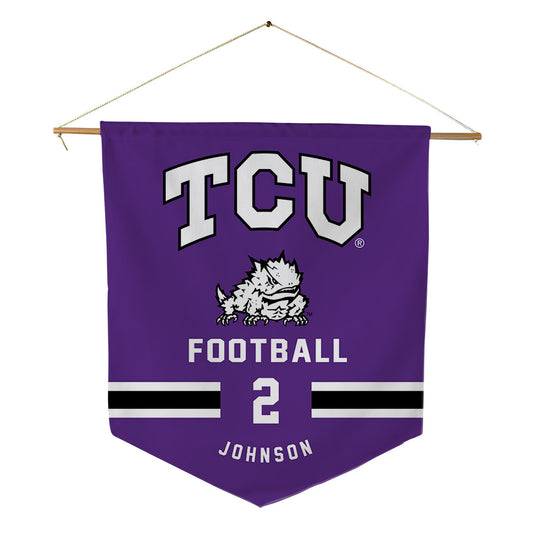 TCU - NCAA Football : Jamel Johnson - Pennant - 18" x 21"-0
