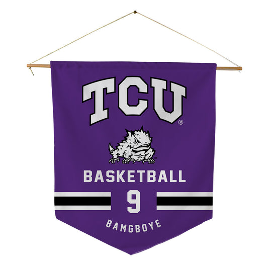 TCU - NCAA Men's Basketball : Luke Bamgboye - Pennant - 18" x 21"-0