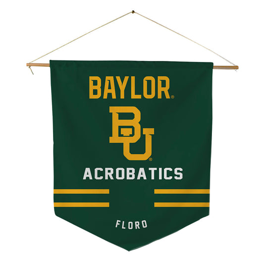 Baylor - NCAA Acrobatics & Tumbling : Ava Floro - Pennant - 18" x 21"-0