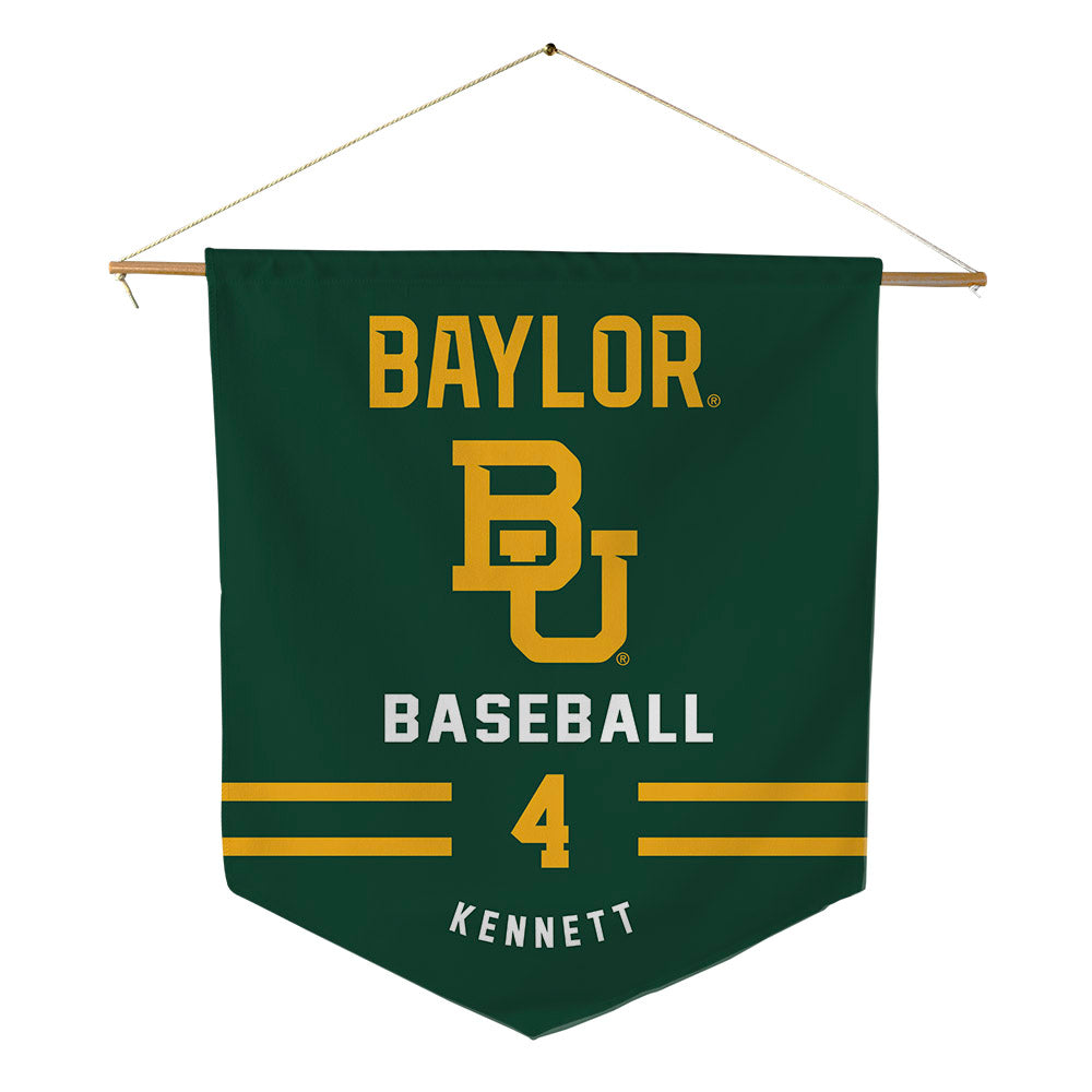 Baylor - NCAA Baseball : JJ Kennett - Pennant - 18" x 21"-0