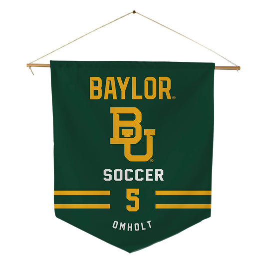 Baylor - NCAA Women's Soccer : Lauren Omholt - Pennant - 18" x 21"-0
