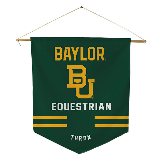 Baylor - NCAA Equestrian : Anna Thron - Pennant - 18" x 21"-0