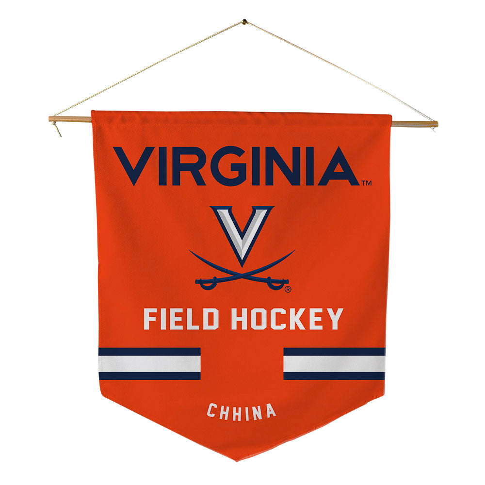 Virginia - NCAA Women's Field Hockey : Ria Chhina - Pennant - 18" x 21"-0