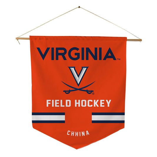 Virginia - NCAA Women's Field Hockey : Ria Chhina - Pennant - 18" x 21"-0