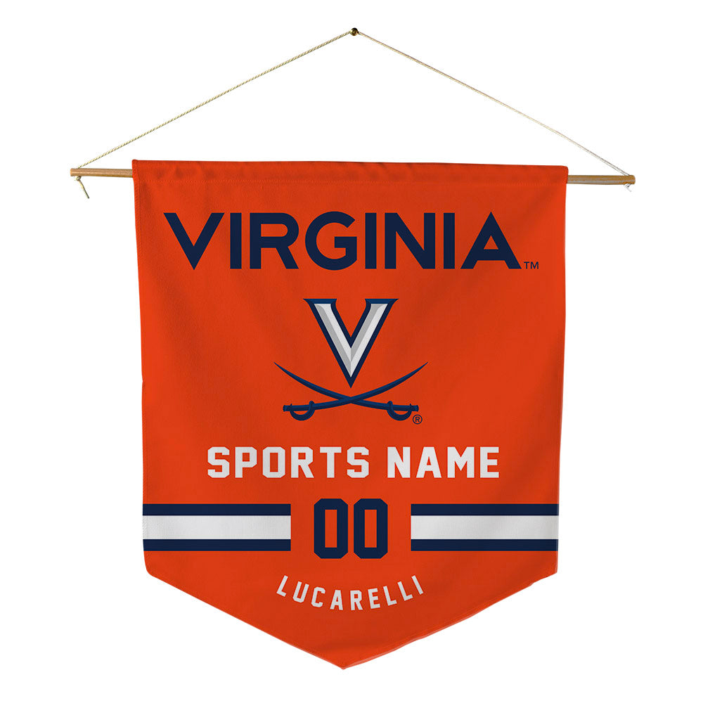Virginia - NCAA Baseball : Christian Lucarelli - Pennant - 18" x 21"-0