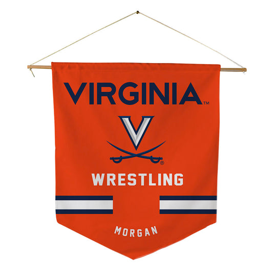 Virginia - NCAA Wrestling : Brenan Morgan - Pennant - 18" x 21"-0