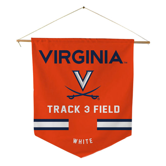 Virginia - NCAA Men's Track & Field : Evans White - Pennant - 18" x 21"-0