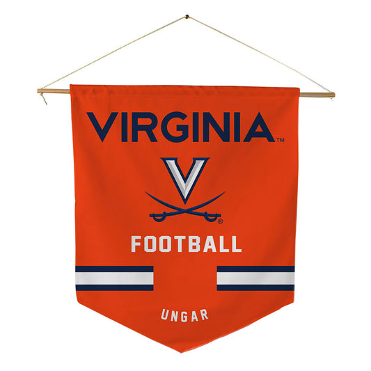 Virginia - NCAA Football : Lukas Ungar - Pennant - 18" x 21"-0