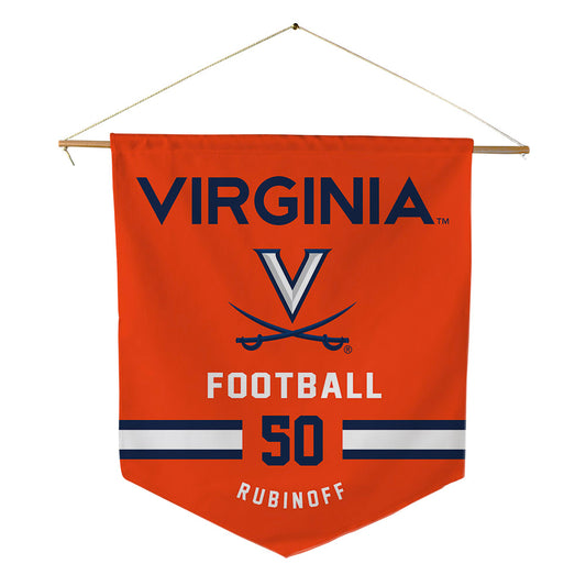 Virginia - NCAA Football : Wyatt Rubinoff - Pennant - 18" x 21"-0