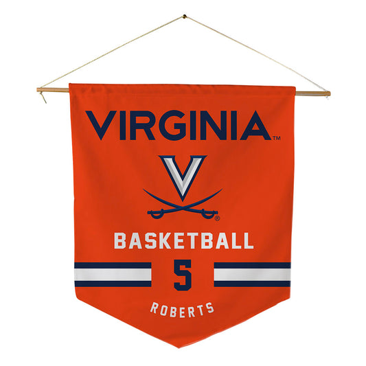 Virginia - NCAA Men's Basketball : Desmond Roberts - Pennant - 18" x 21"-0