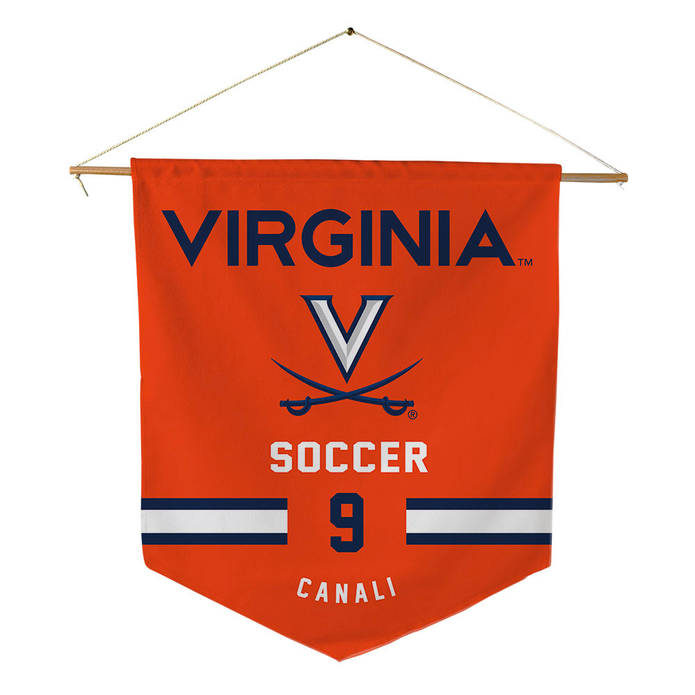 Virginia - NCAA Women's Soccer : Giovana Canali - Pennant - 18" x 21"-0