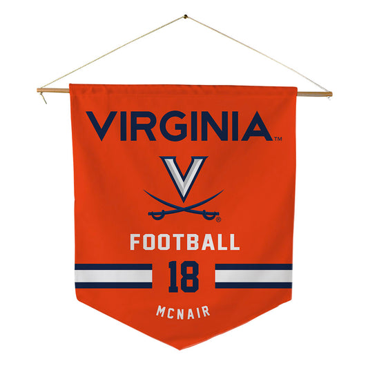 Virginia - NCAA Football : Jalen McNair - Pennant - 18" x 21"-0