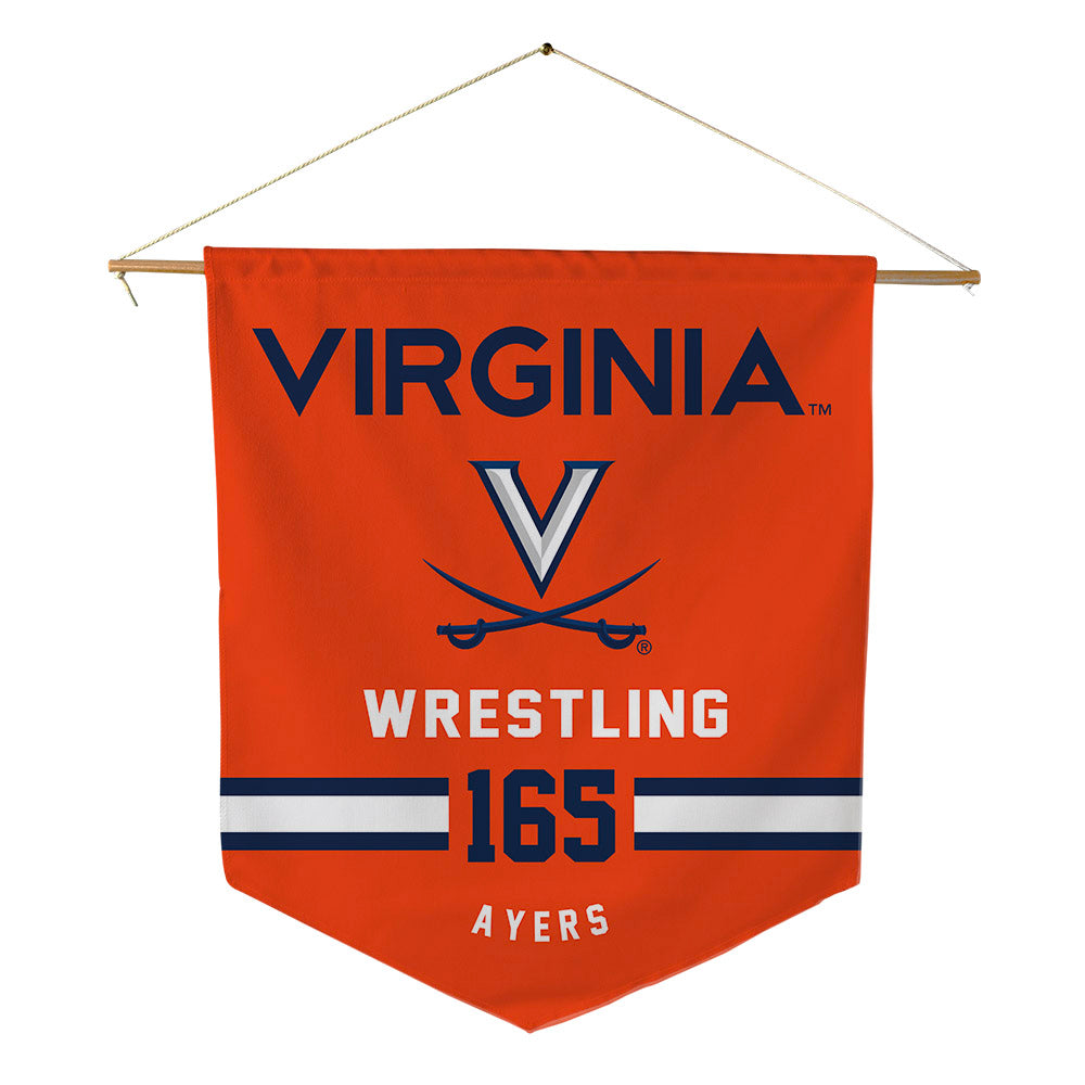 Virginia - NCAA Wrestling : Macon Ayers - Pennant - 18" x 21"-0