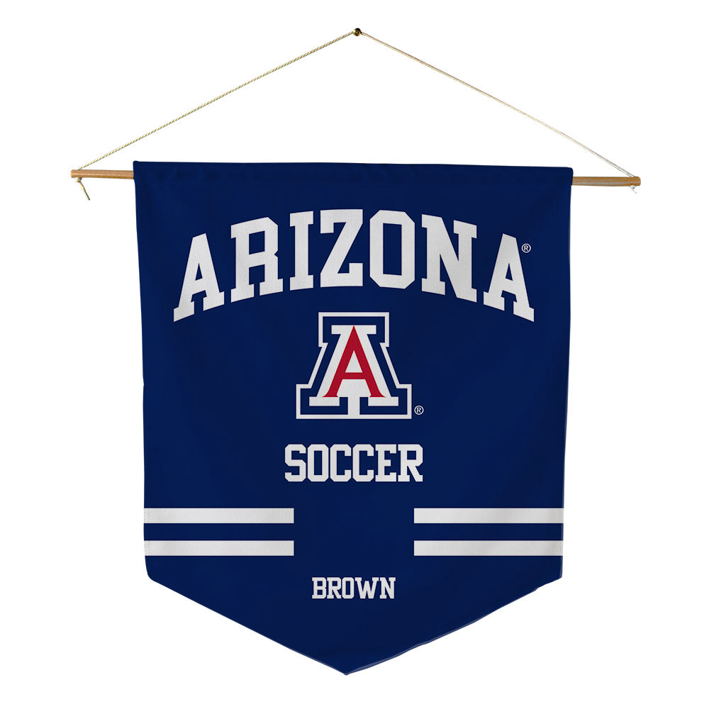 Arizona - NCAA Women's Soccer : Ally Brown - Pennant - 18" x 21"-0