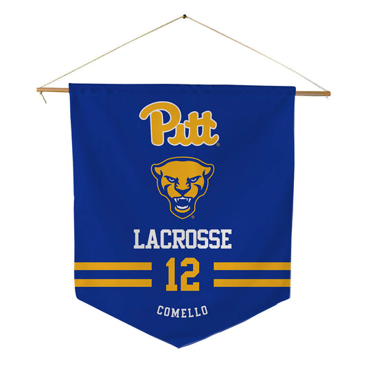Pittsburgh - NCAA Women's Lacrosse : Lilly Comello - Pennant - 18" x 21"-0