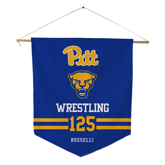 Pittsburgh - NCAA Wrestling : Jaxson Rosselli - Pennant - 18" x 21"-0
