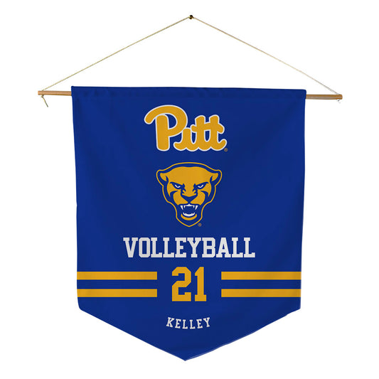 Pittsburgh - NCAA Women's Volleyball : Bre Kelley - Pennant - 18" x 21"-0
