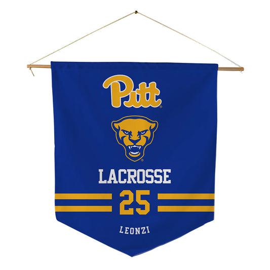 Pittsburgh - NCAA Women's Lacrosse : Gigi Leonzi - Pennant - 18" x 21"-0