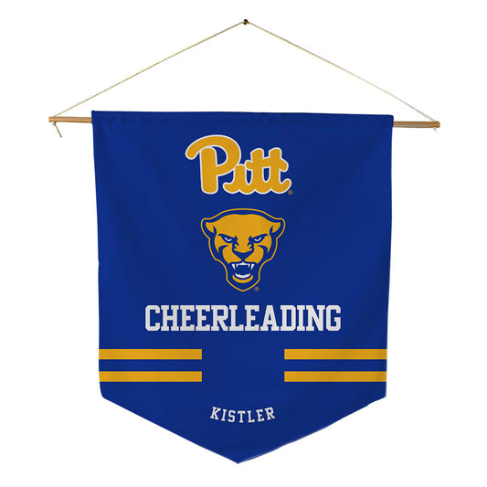 Pittsburgh - NCAA Cheerleading : Aimee Kistler - Pennant - 18" x 21"-0
