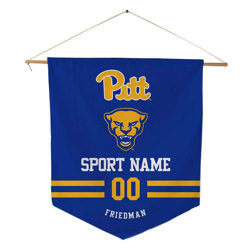 Pittsburgh - NCAA Football : Davin Friedman - Pennant - 18" x 21"-0