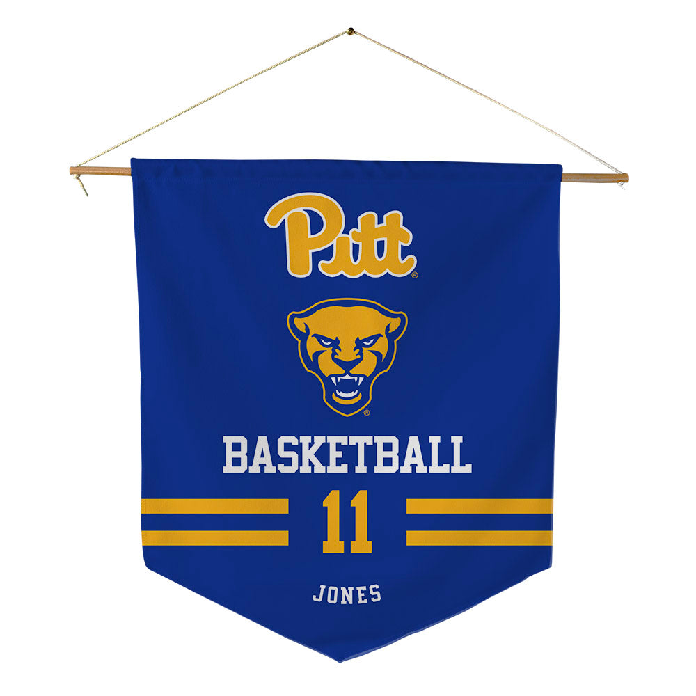 Pittsburgh - NCAA Women's Basketball : Angel Jones - Pennant - 18" x 21"-0