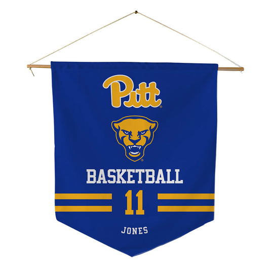 Pittsburgh - NCAA Women's Basketball : Angel Jones - Pennant - 18" x 21"-0