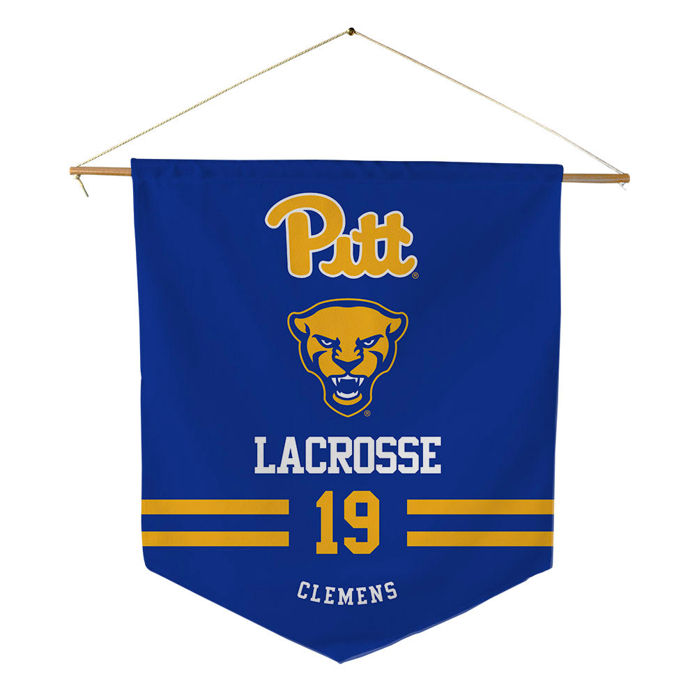 Pittsburgh - NCAA Women's Lacrosse : Emily Clemens - Pennant - 18" x 21"-0
