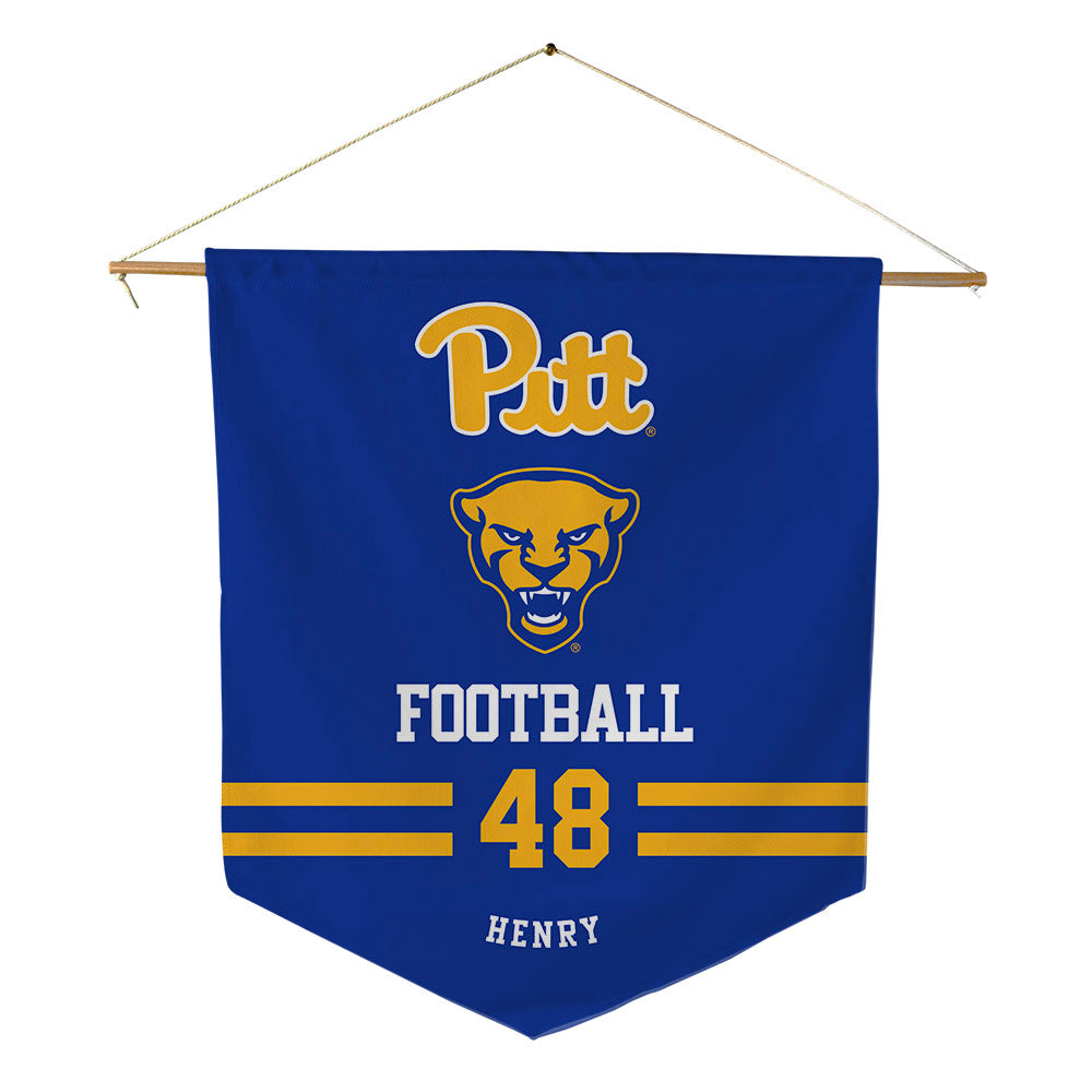 Pittsburgh - NCAA Football : Jakson Henry - Pennant - 18" x 21"-0