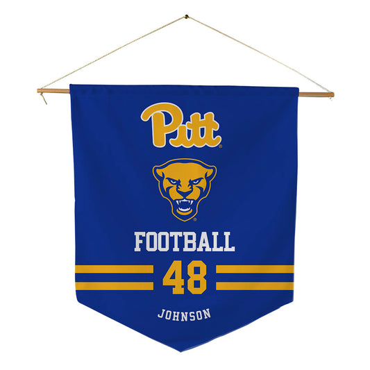Pittsburgh - NCAA Football : Desmond Johnson - Pennant - 18" x 21"-0
