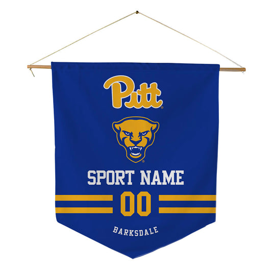 Pittsburgh - NCAA Football : Daron Barksdale - Pennant - 18" x 21"-0
