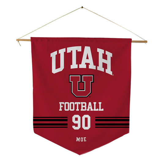 Utah - NCAA Football : Jireh Moe - Pennant - 18" x 21"-0