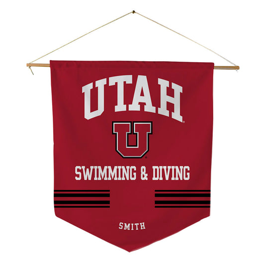 Utah - NCAA Women's Swimming & Diving : Hayley Smith - Pennant - 18" x 21"-0