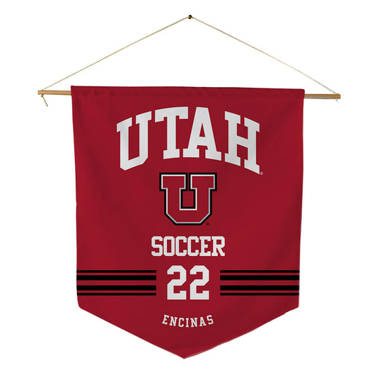Utah - NCAA Women's Soccer : Madison Encinas - Pennant - 18" x 21"-0