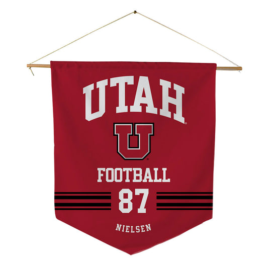 Utah - NCAA Football : Mitch Nielsen - Pennant - 18" x 21"-0