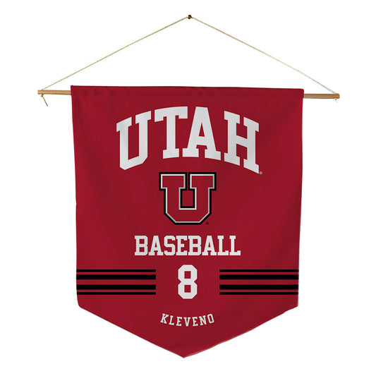 Utah - NCAA Baseball : Jack Kleveno - Pennant - 18" x 21"-0