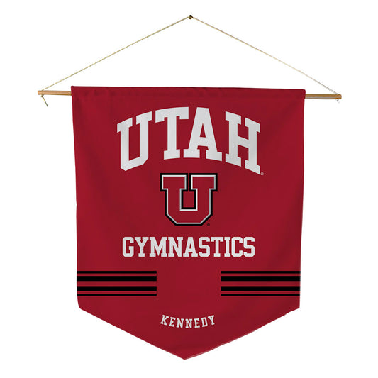 Utah - NCAA Women's Gymnastics : Olivia Kennedy - Pennant - 18" x 21"-0