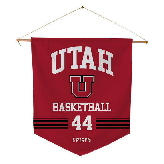 Utah - NCAA Women's Basketball : Sam Crispe - Pennant - 18" x 21"-0