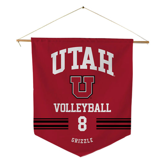 Utah - NCAA Women's Volleyball : Sierra Grizzle - Pennant - 18" x 21"-0