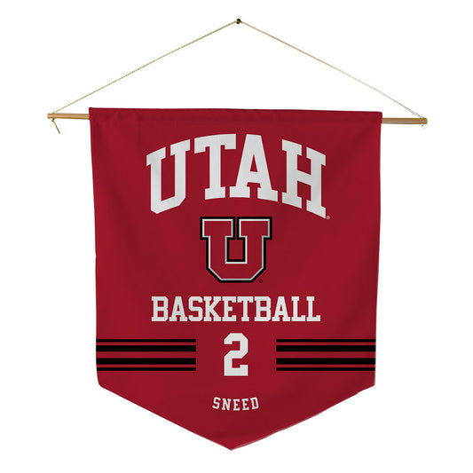 Utah - NCAA Women's Basketball : La Sneed - Pennant - 18" x 21"-0