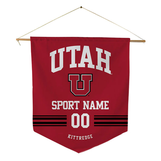 Utah - NCAA Baseball : Ryan Kittredge - Pennant - 18" x 21"-0
