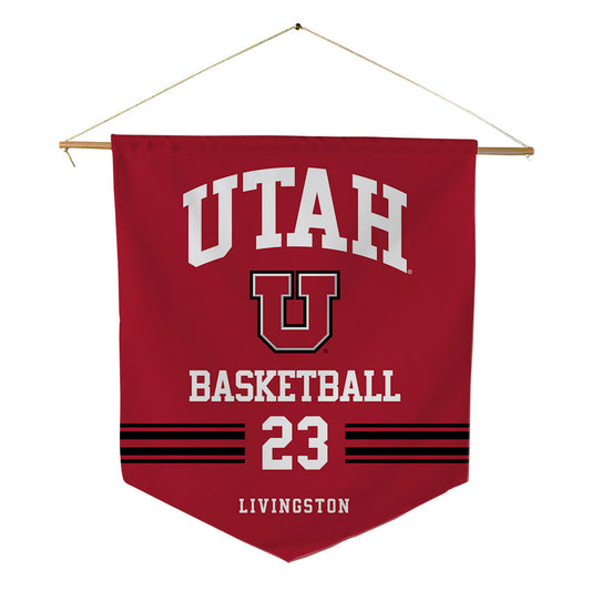 Utah - NCAA Women's Basketball : Elise Livingston - Pennant - 18" x 21"-0