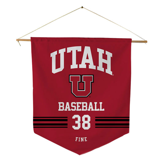 Utah - NCAA Baseball : Dillon Fine - Pennant - 18" x 21"-0