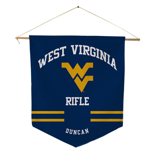 West Virginia - NCAA Rifle : Maximus Duncan - Pennant - 18" x 21"-0