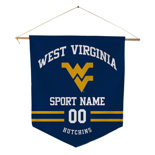 West Virginia - NCAA Football : Keon Hutchins - Pennant - 18" x 21"-0