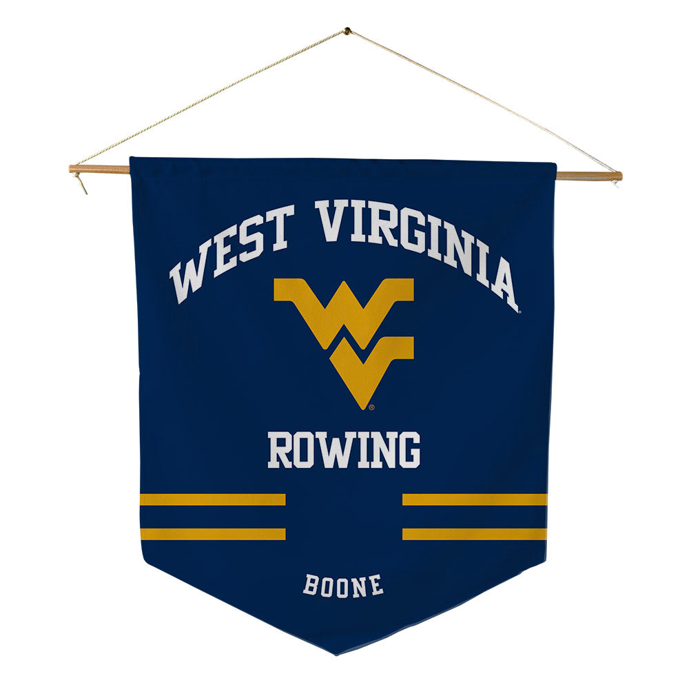 West Virginia - NCAA Women's Rowing : Mary Boone - Pennant - 18" x 21"-0