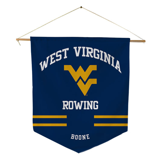 West Virginia - NCAA Women's Rowing : Mary Boone - Pennant - 18" x 21"-0
