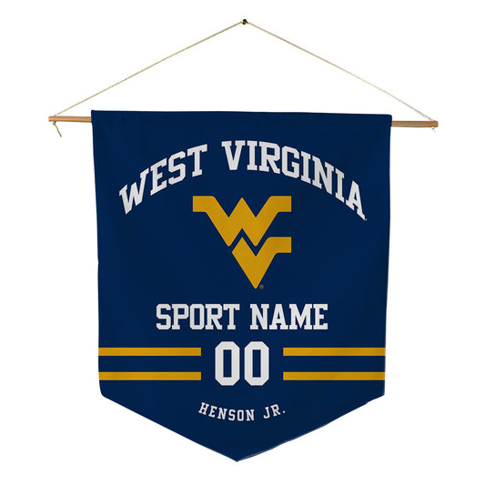 West Virginia - NCAA Football : Kj Henson Jr. - Pennant - 18" x 21"-0