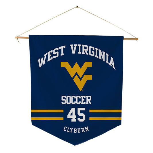 West Virginia - NCAA Women's Soccer : Tyler Clyburn - Pennant - 18" x 21"-0