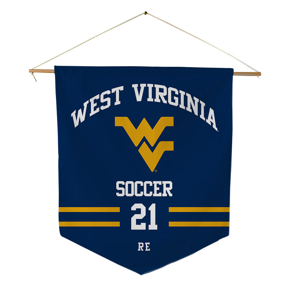 West Virginia - NCAA Women's Soccer : Alexis Re - Pennant - 18" x 21"-0